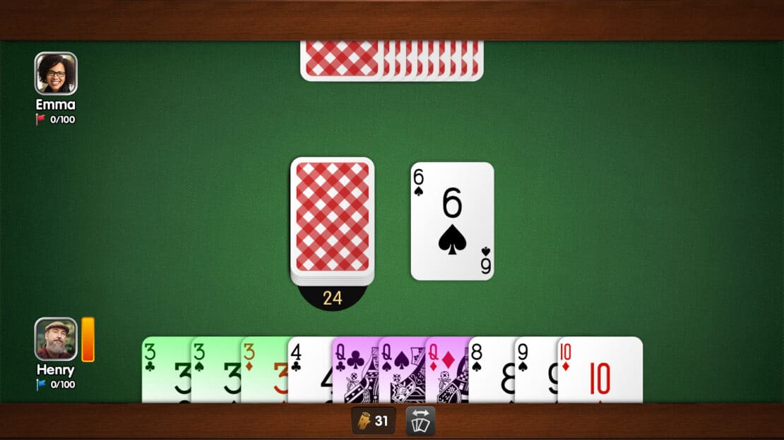 Gin Rummy: Drawing for Speculation
